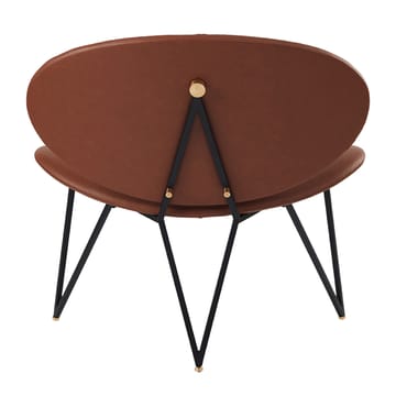 Semper loungestol - Black/Cognac - AYTM