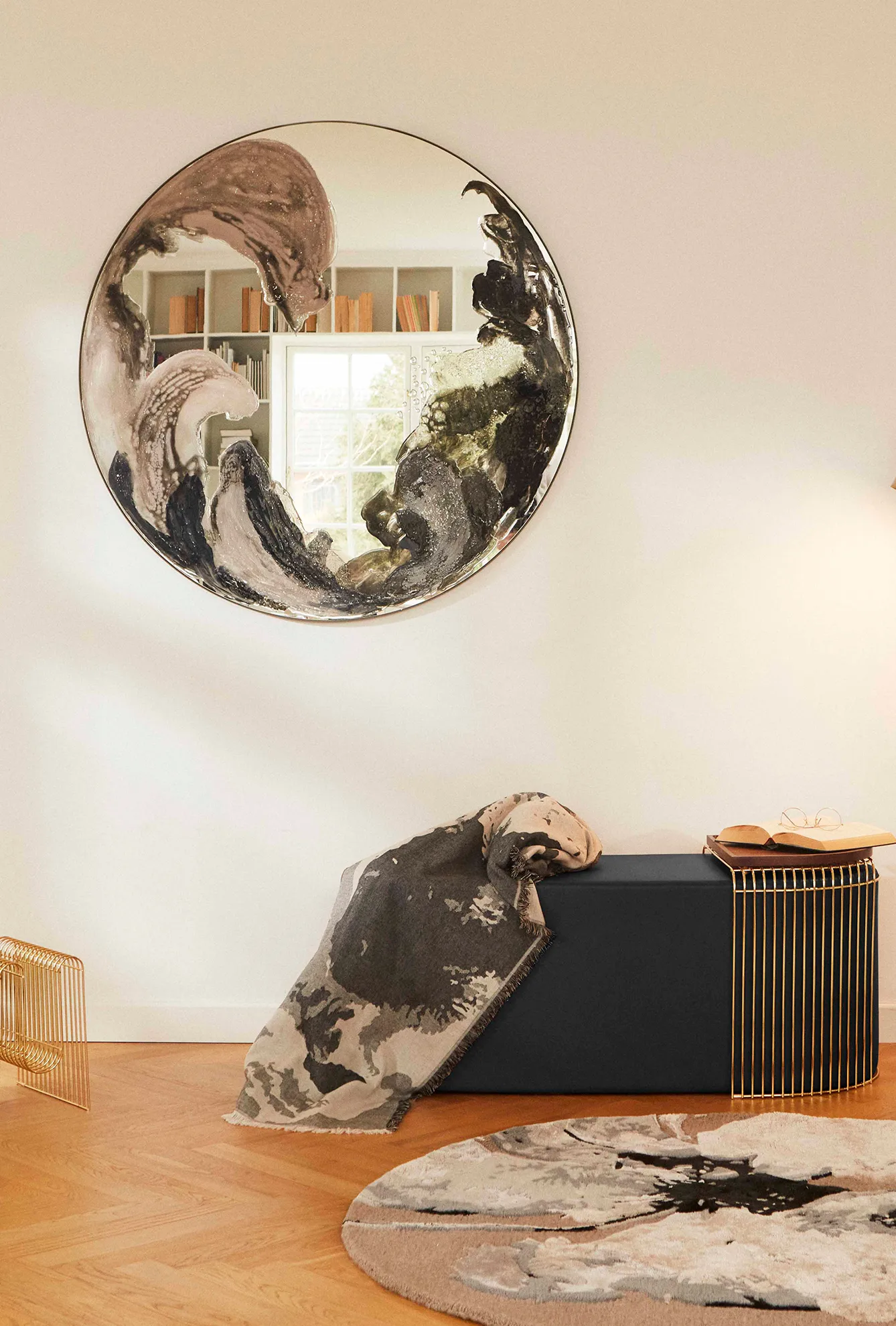 Sessio siddepuf 45x110 cm, Sort AYTM