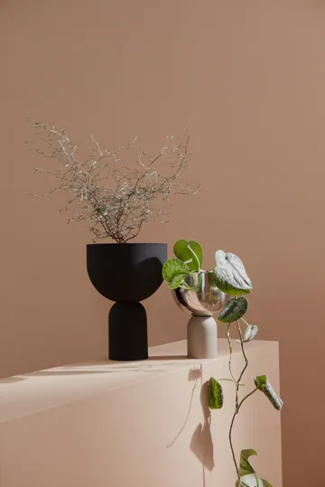 Torus krukke Ø22 cm - Black/Black - AYTM