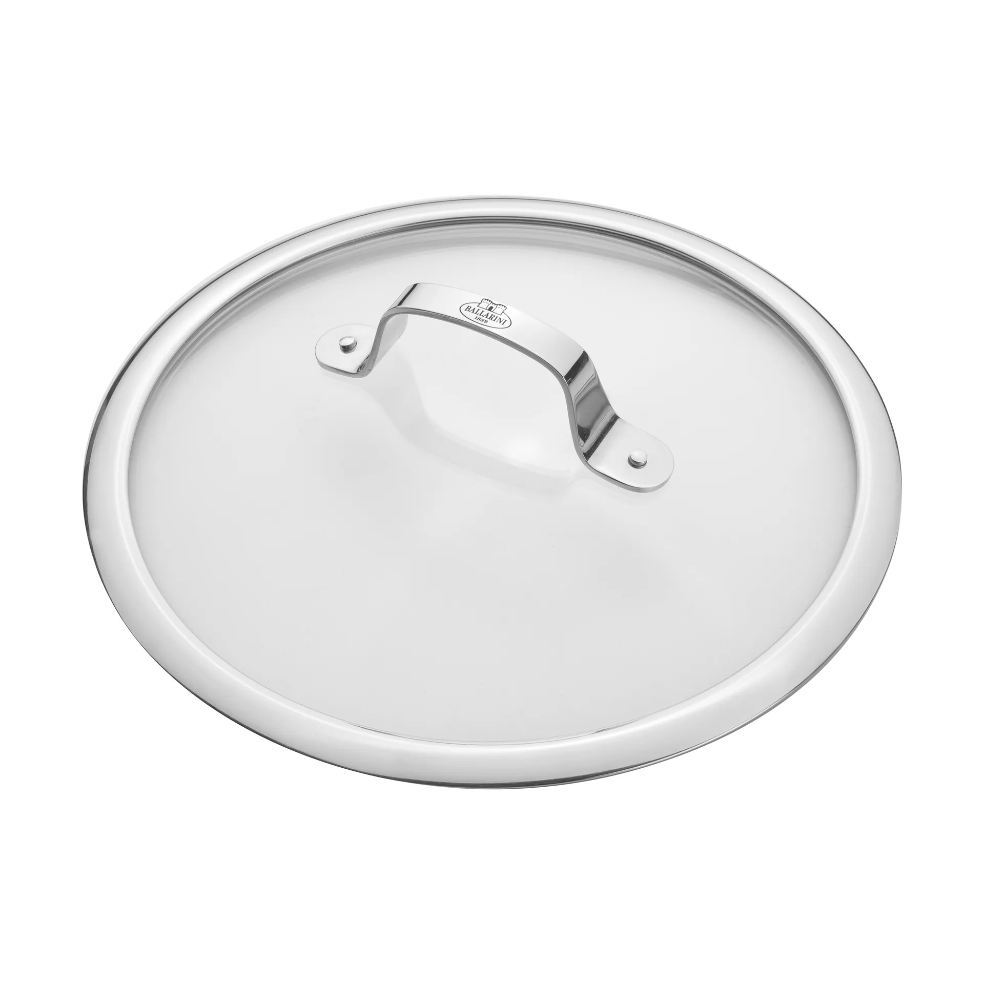 Ballarini glaslåg rustfrit håndtag, 28 cm Ballarini