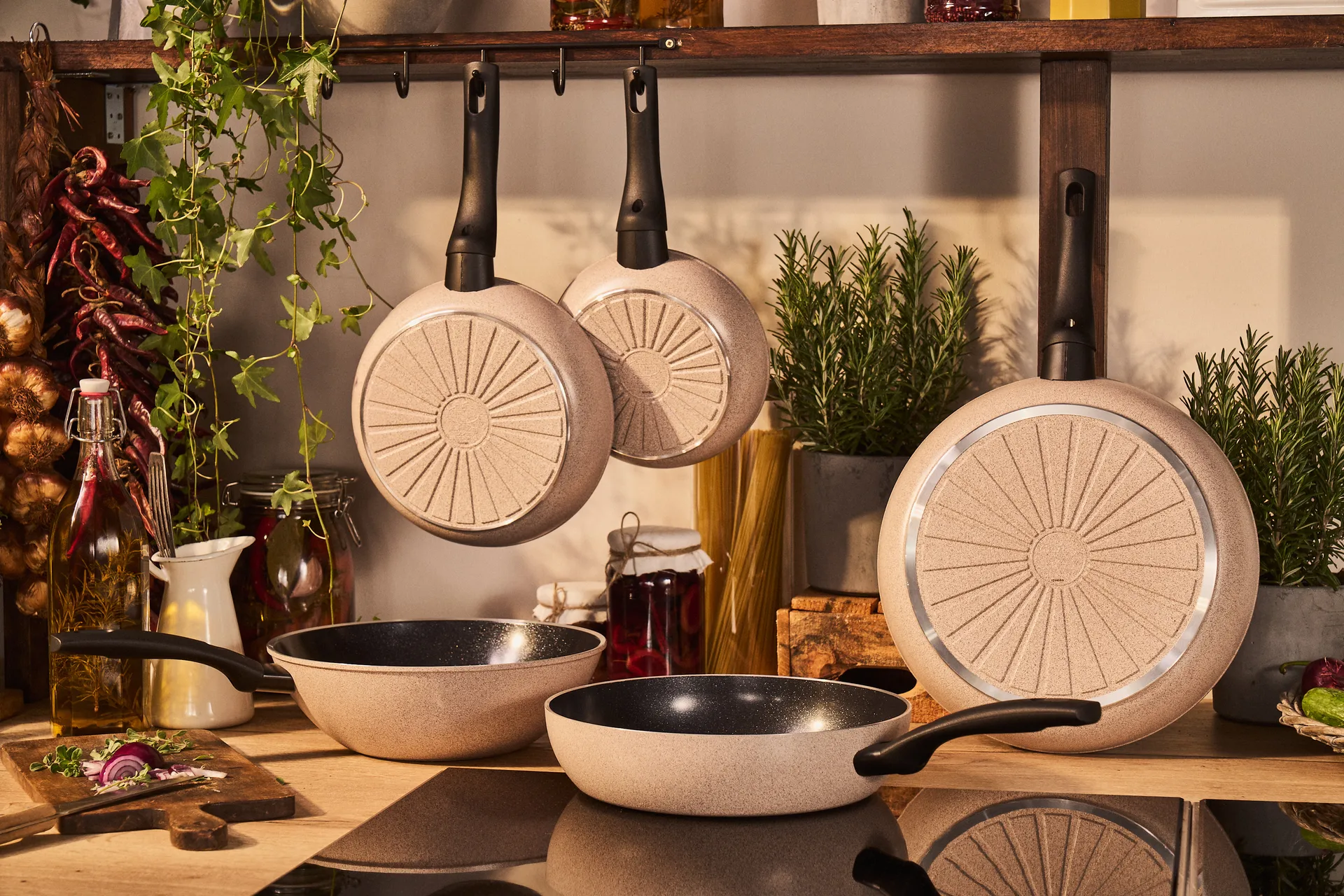 Ballarini Ledro keramisk non stick stegepande, 24 cm Ballarini