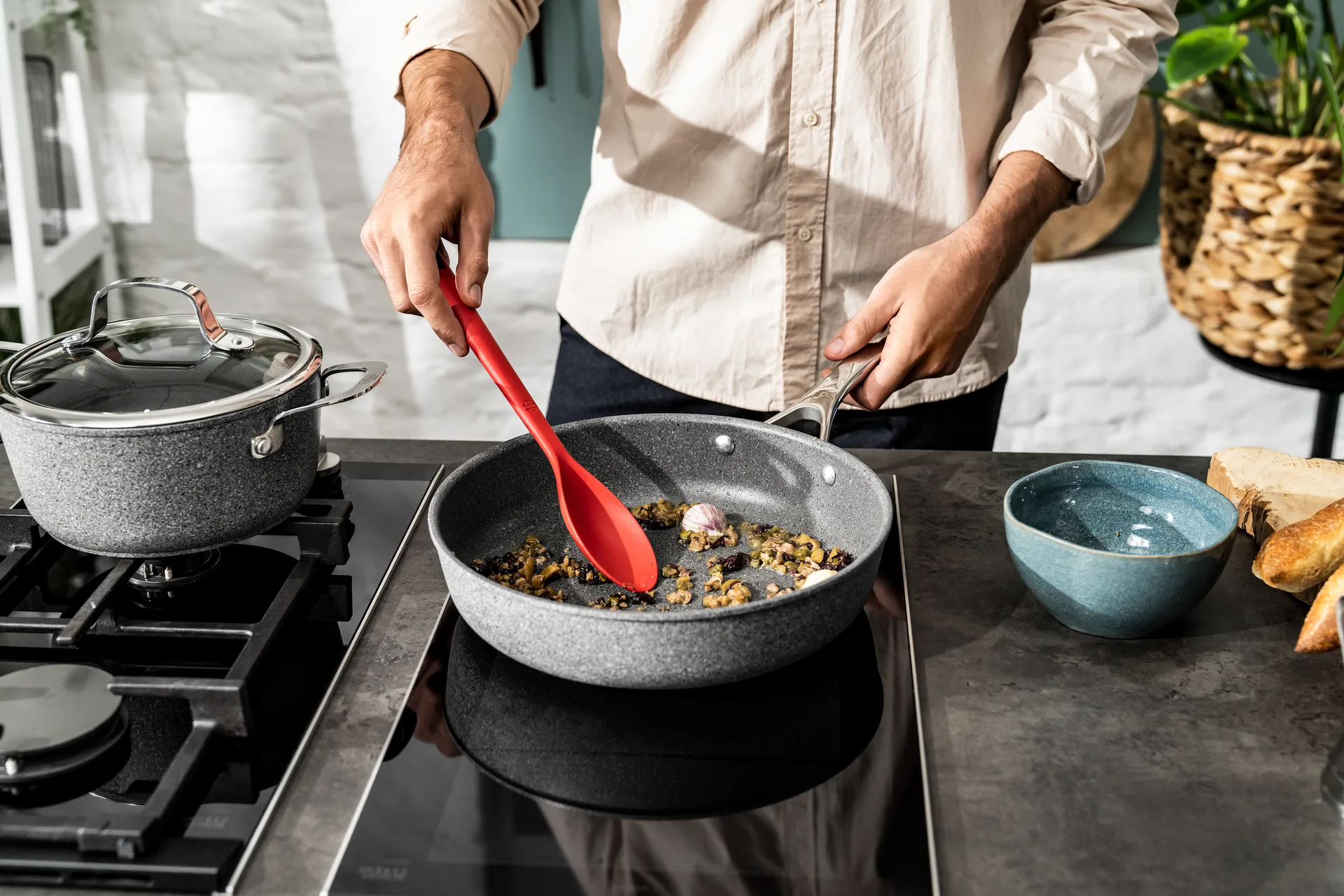 Ballarini Salina Ti-X Granit keramisk stegepande, 20 cm Ballarini