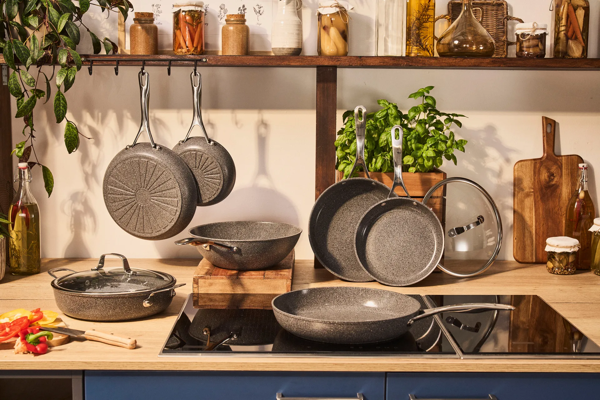 Ballarini Salina Ti-X Granit keramisk stegepande, 24 cm Ballarini