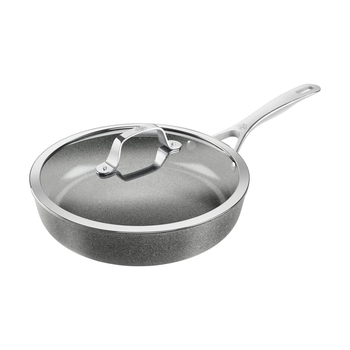 Salina Ceramic Granit sautépande med glaslåg - 28 cm - Ballarini