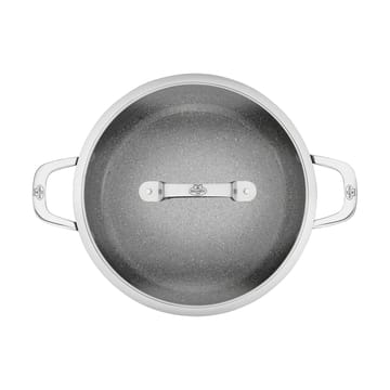 Salina Ceramic Granit serveringspande med glaslåg - 28 cm - Ballarini