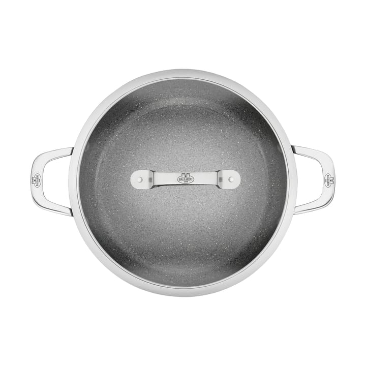 Salina Ceramic Granit serveringspande med glaslåg, 28 cm Ballarini