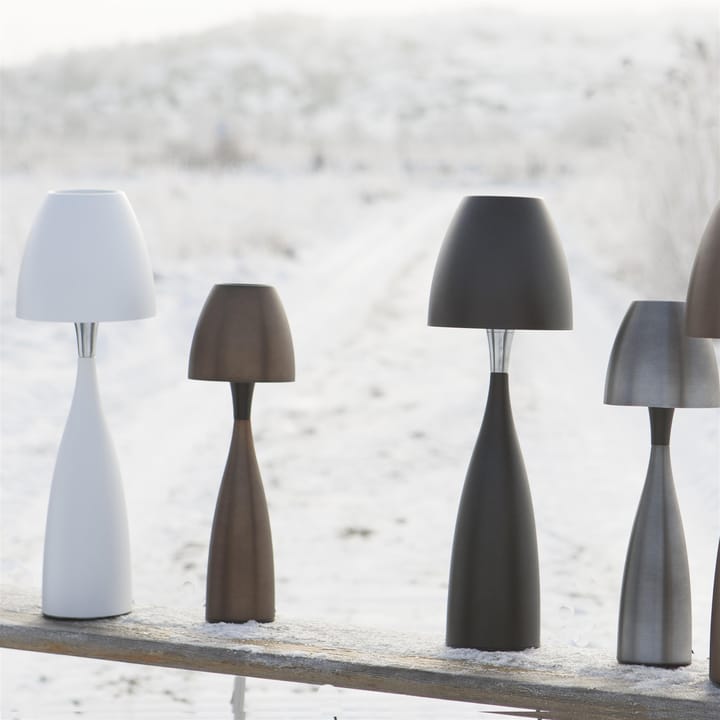 Anemon bordlampe, stor, hvid opal Belid