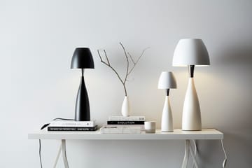 Anemon bordlampe, stor - mat sort - Belid