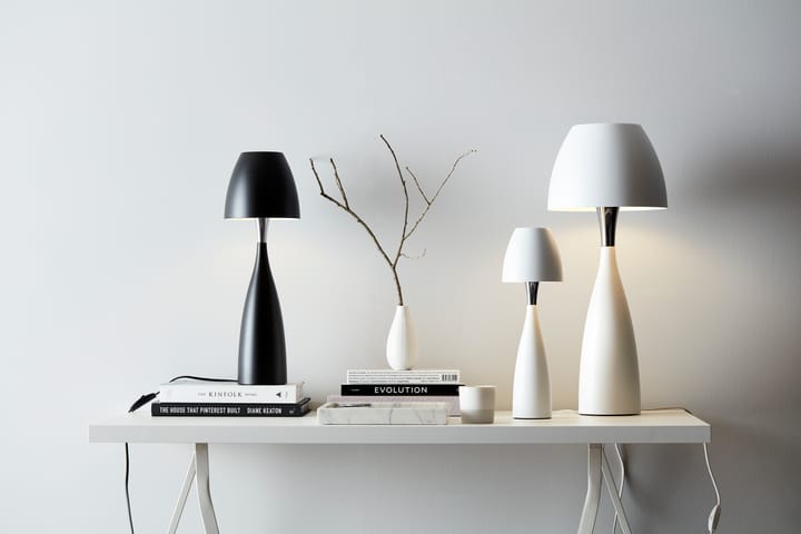 Anemon bordlampe, stor, mat sort Belid