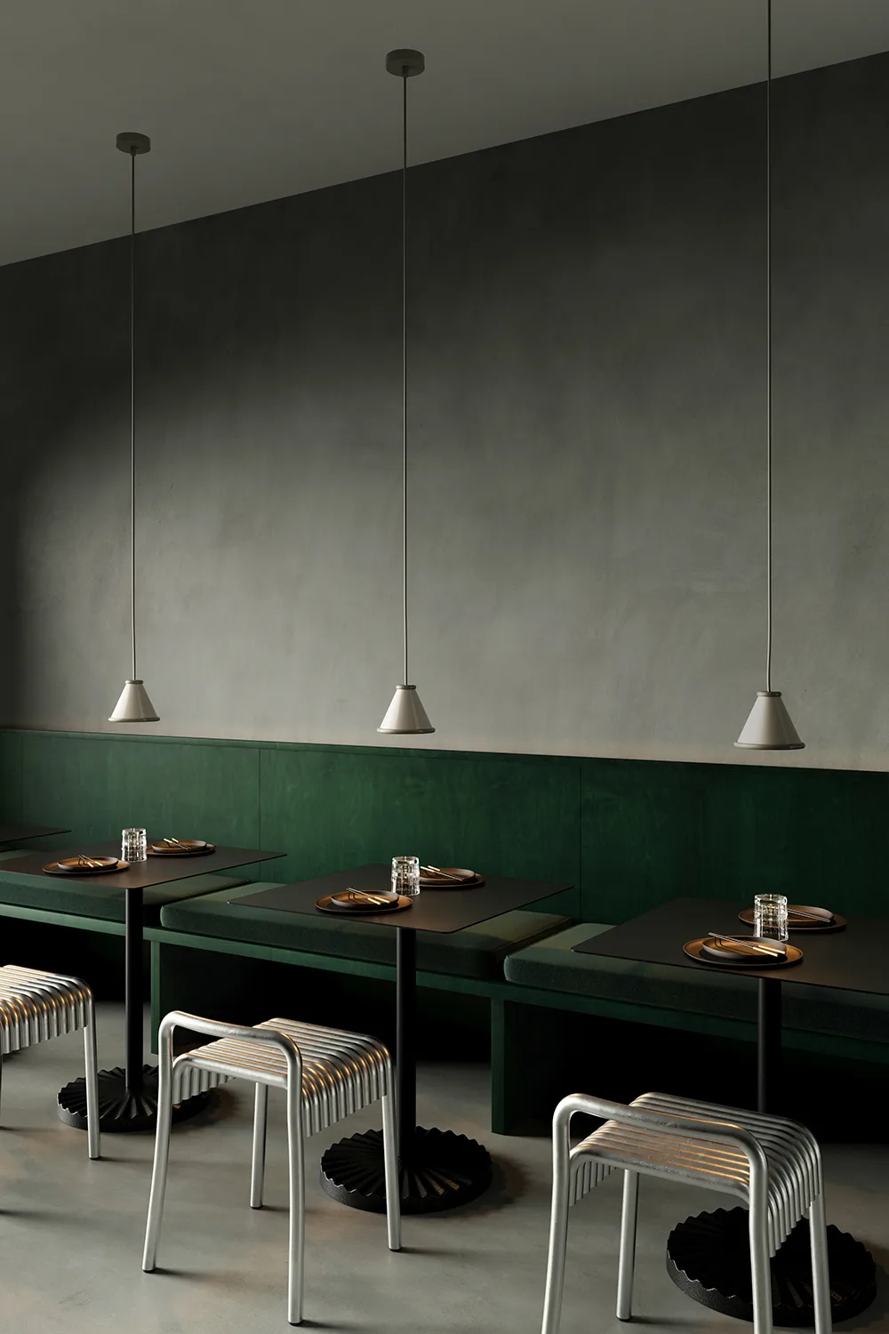 Belle pendel Ø15 cm, Pepple grey-moss grey Belid