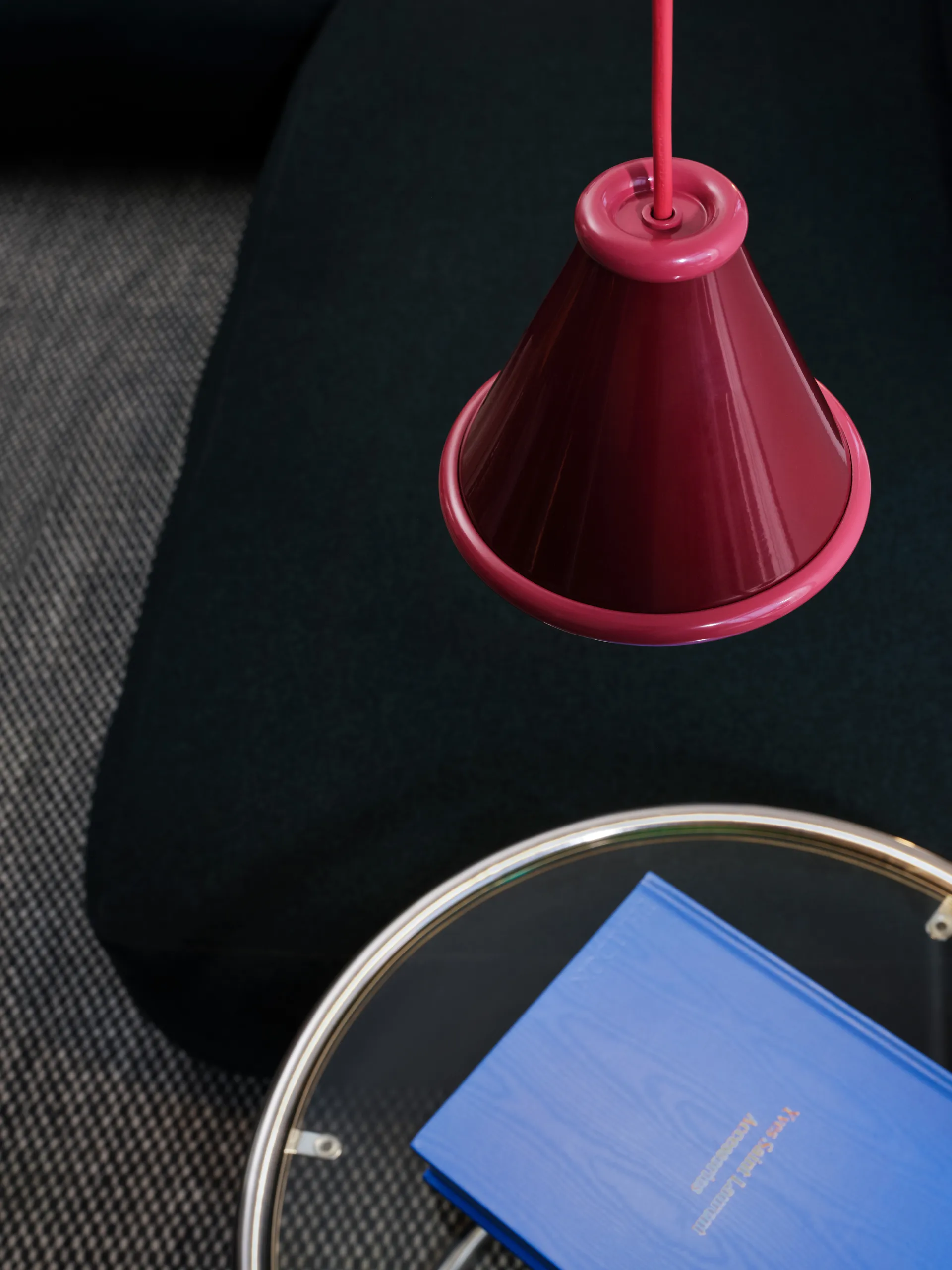 Belle pendel Ø15 cm, Wine red-red violet Belid