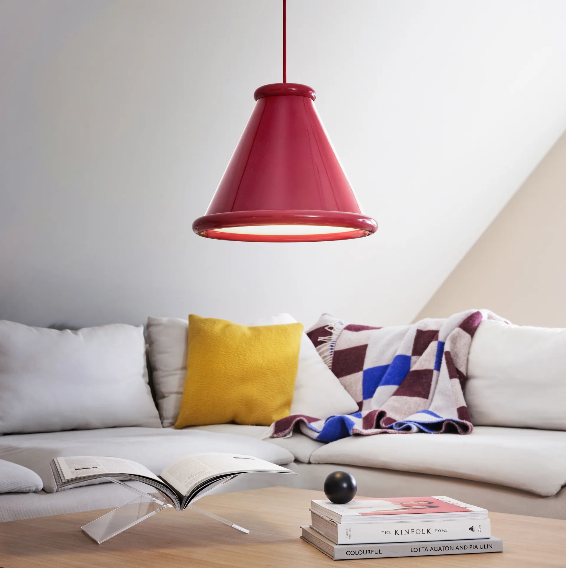 Belle pendel Ø36 cm, Red violet Belid