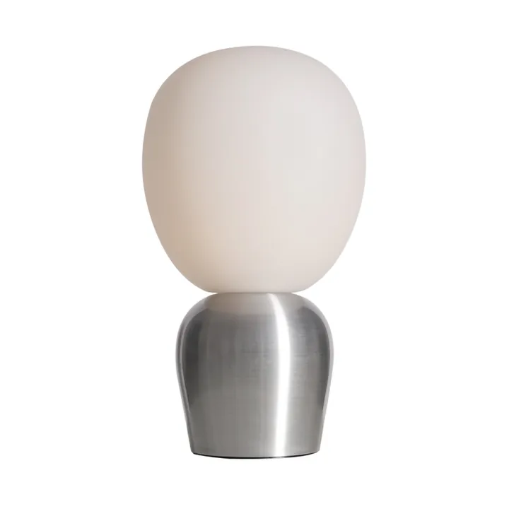 Buddy bordlampe opalglas - Slebet aluminium - Belid