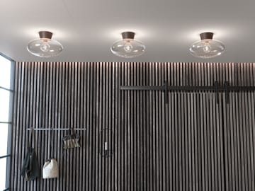 Bullo plafond XL klart glas Ø38 cm - Oxid - Belid
