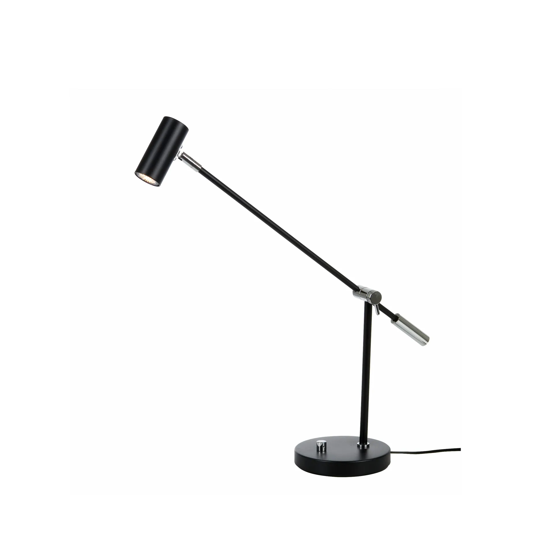 Cato bordlampe, mat sort Belid