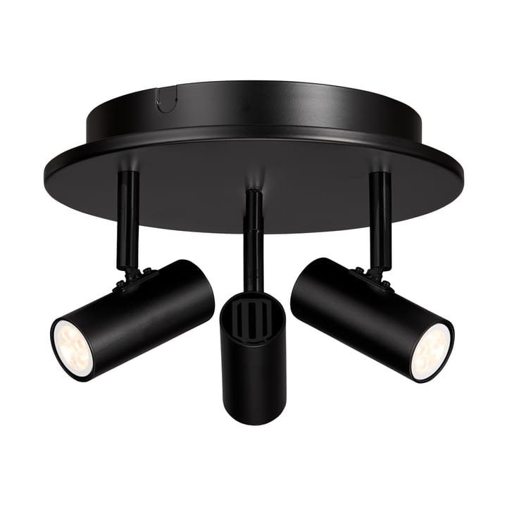 Cato rund loftsspotlight 3 - Mat sort - Belid