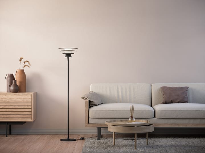 DaVinci gulvlampe Ø30 cm - Mat sort - Belid