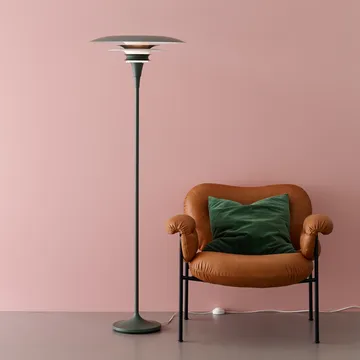Diablo gulvlampe Ø30 cm - Grå/Blanksort - Belid