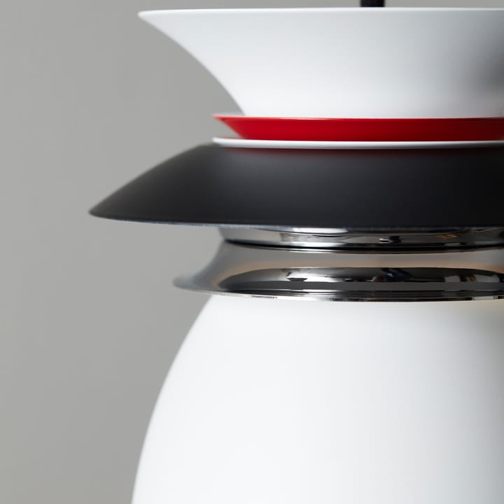 Diablo loftslampe Ø16,5 cm, Matsort/Blankrød Belid