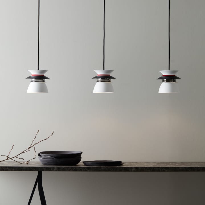 Diablo loftslampe Ø16,5 cm, Matsort/Blankrød Belid