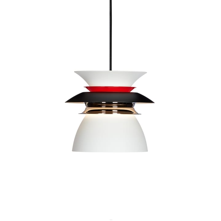 Diablo loftslampe Ø16,5 cm - Matsort/Blankrød - Belid