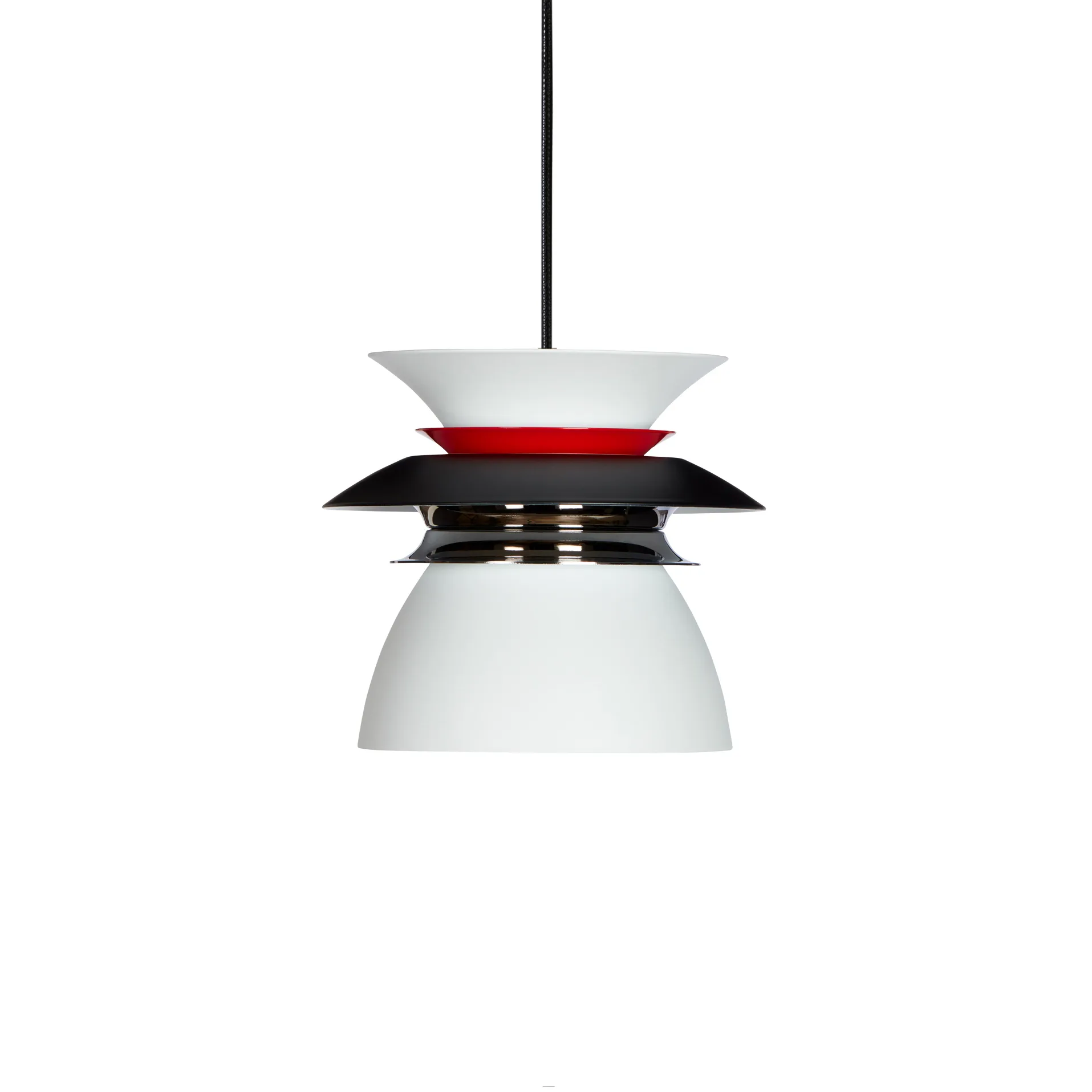 Diablo loftslampe Ø16,5 cm, Matsort/Blankrød Belid