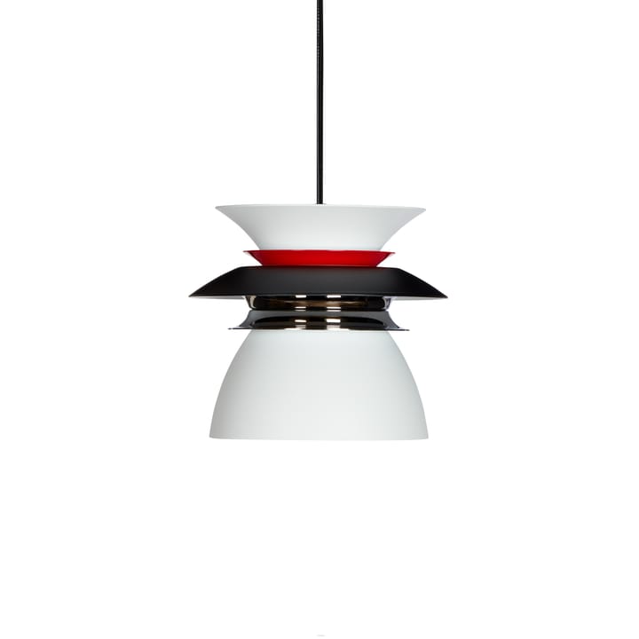 Diablo loftslampe Ø16,5 cm, Matsort/Blankrød Belid