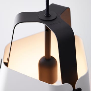 Fold pendel Ø27 cm - Antracit/Hvid struktur - Belid