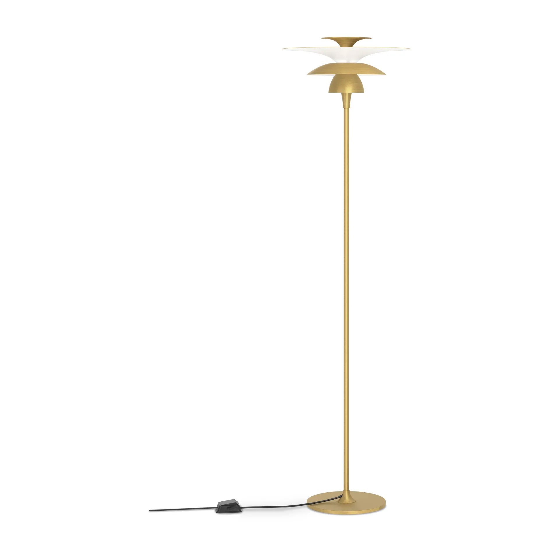 Picasso gulvlampe Ø38x140,3 cm, Antik messing Belid