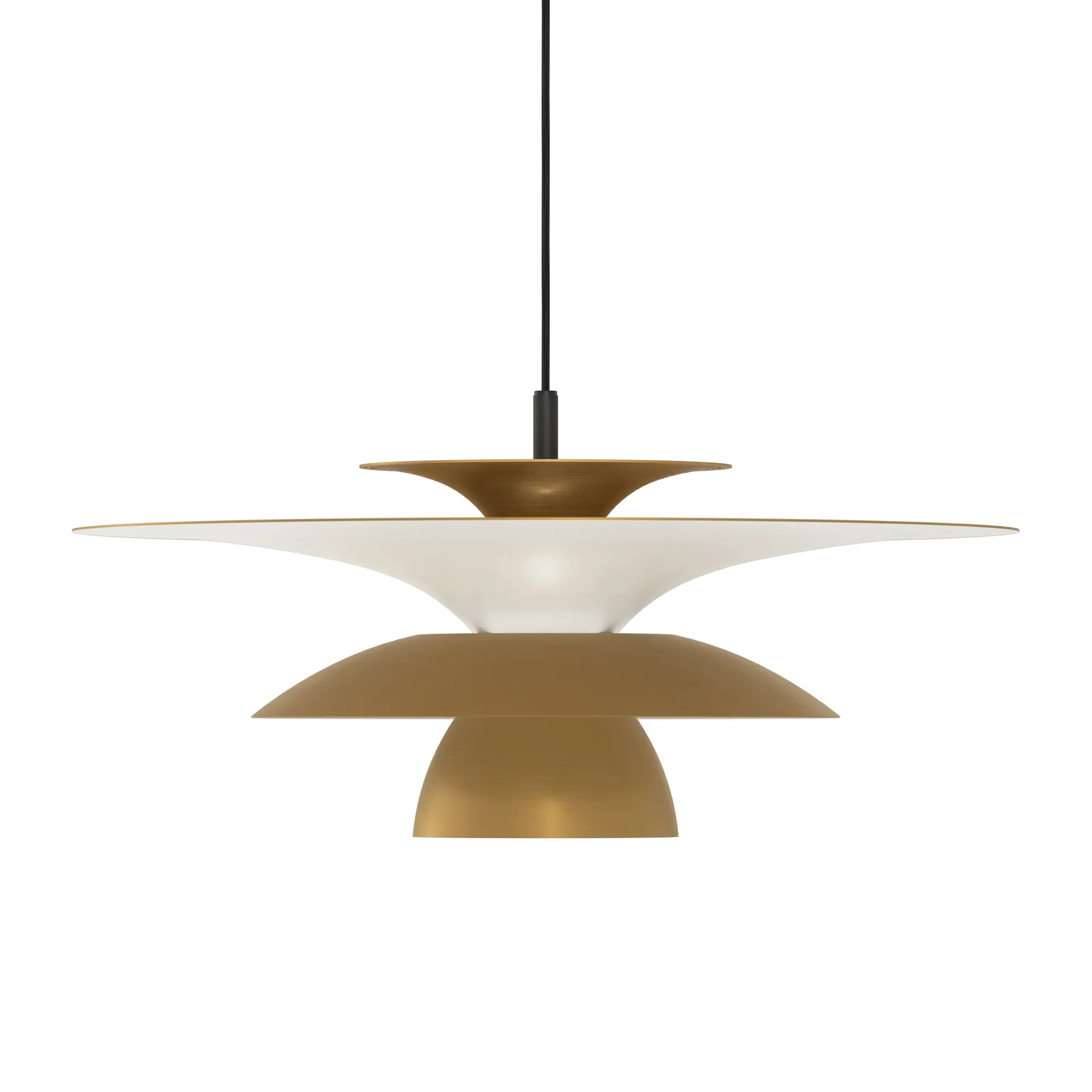 Picasso loftslampe Ø50 cm, Antikmessing Belid