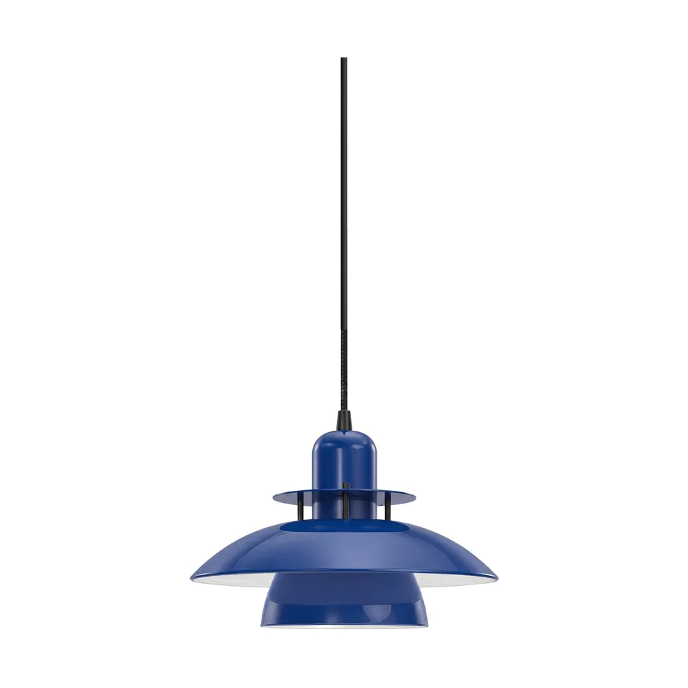 Primus IV pendel Ø28 cm, Dyb blå-matsort Belid