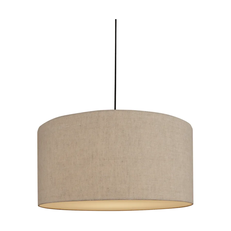 Soft pendel Ø40 cm, Linned natur-metallic bronze, Ø60 cm Belid