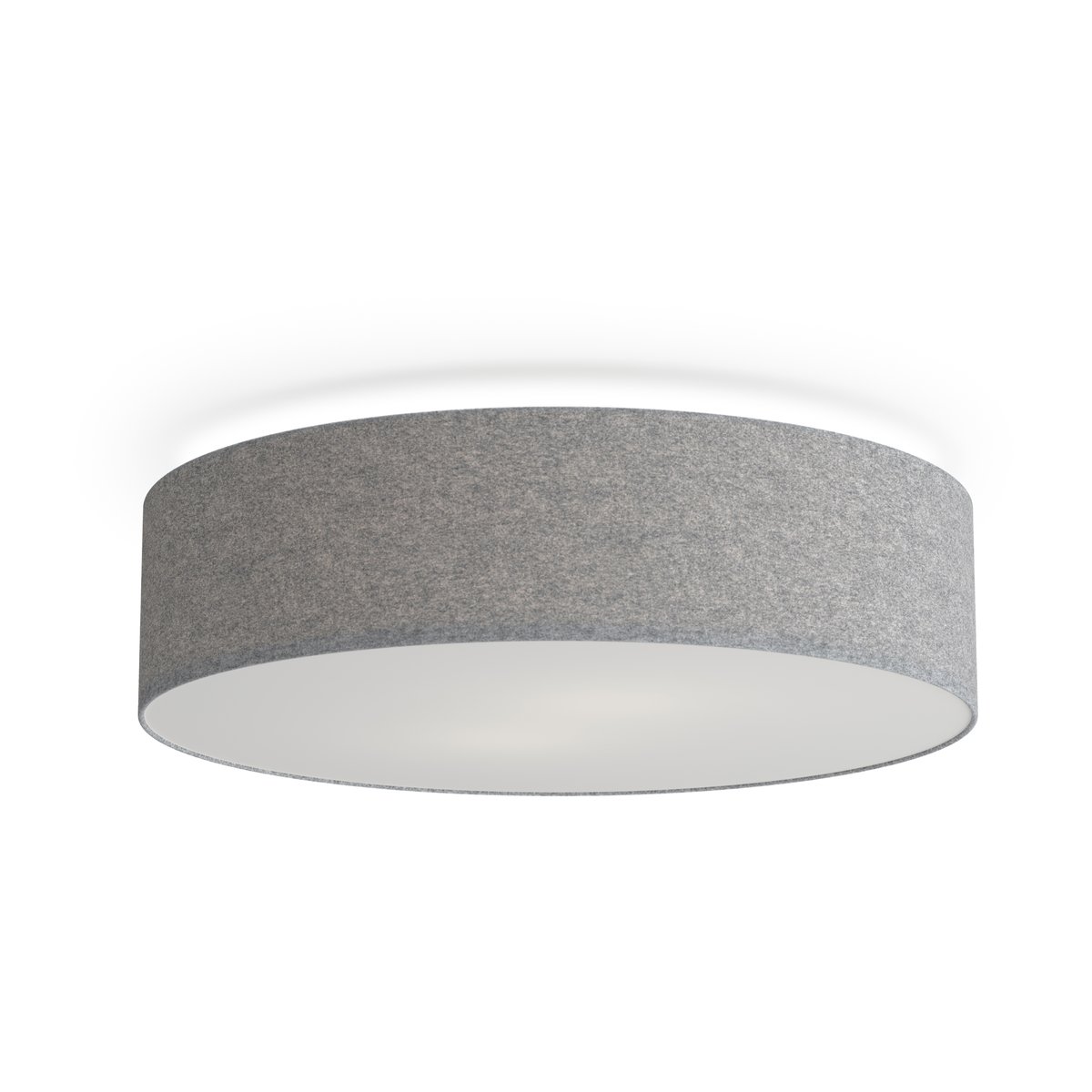 Belid Soft plafond Ø44 cm Grå uld | Skandinavisk Design | Plafonder | Grå