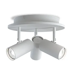 Tyson 3-spotlight Ø25 cm - Hvid - Belid