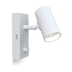 Tyson venstre væglampe 16,2 cm - Hvid - Belid