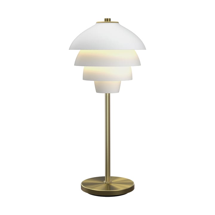 Valencia bordlampe 41 cm, Mat hvid-messing Belid