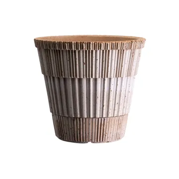 Atlas raw krukke med fad - Rosa, Ø14 cm - Bergs Potter