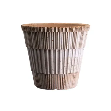 Atlas raw krukke med fad - Rosa, Ø18 cm - Bergs Potter