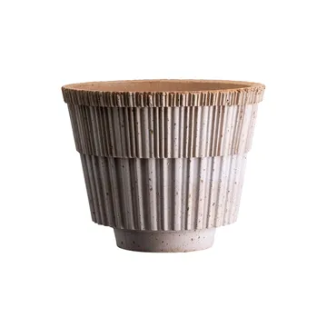 Atlas raw krukke med fad - Rosa, Ø21 cm - Bergs Potter