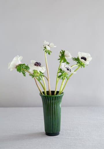 Daisy vase glaseret Ø12 cm - Grøn - Bergs Potter