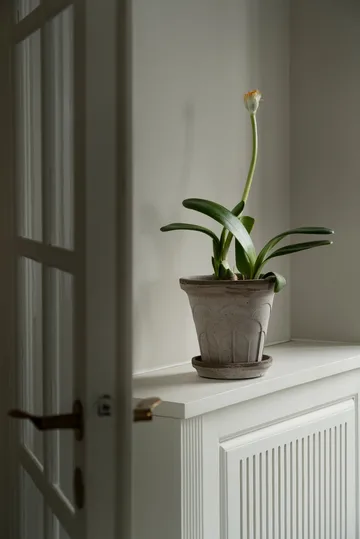 Fleur krukke med underskål 2 dele - Grey, Ø18 cm - Bergs Potter