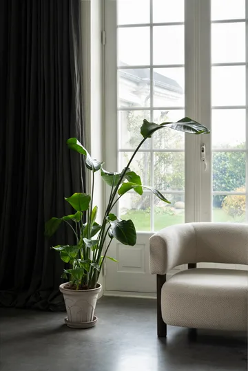 Fleur krukke med underskål 2 dele - Grey, Ø25 cm - Bergs Potter