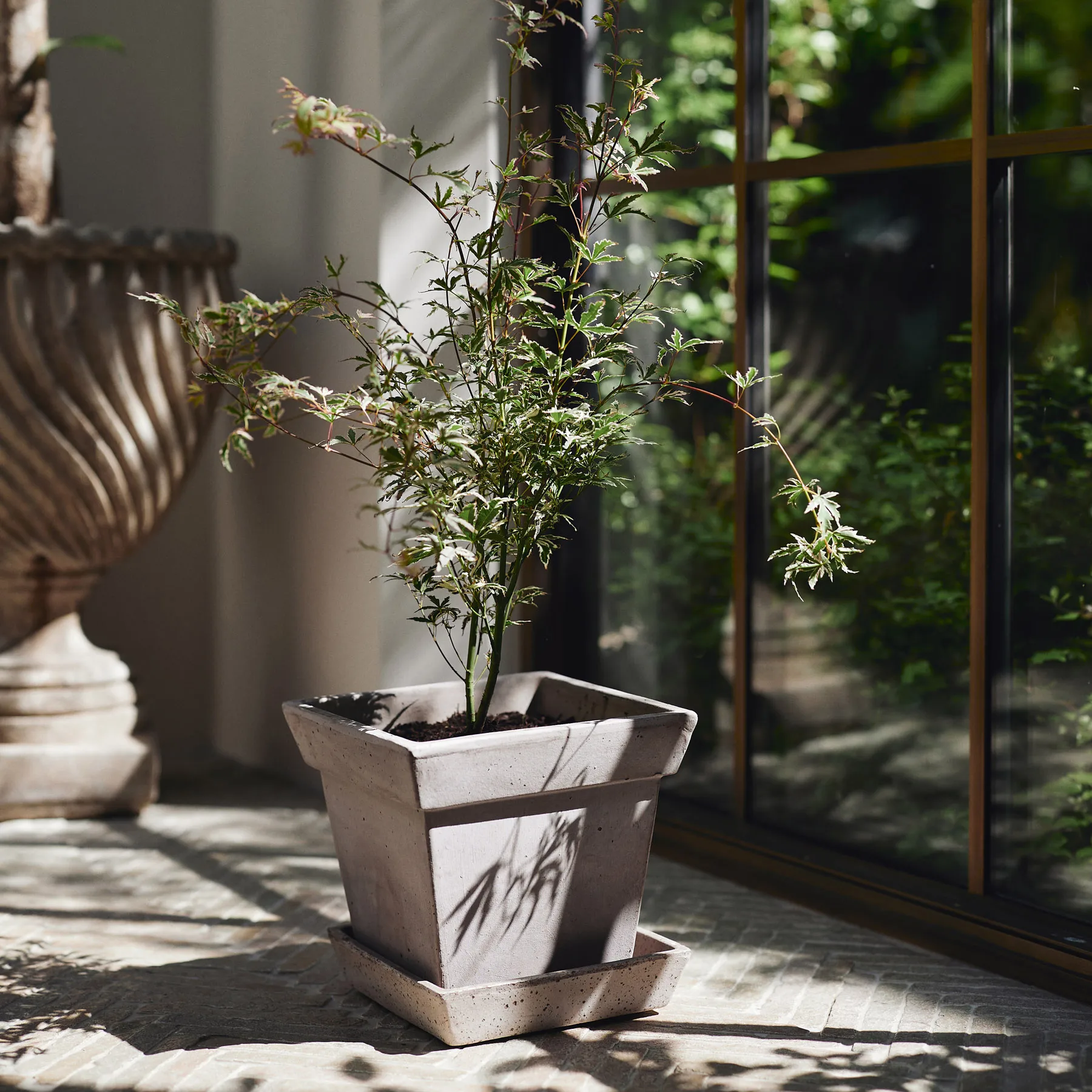 Gaia raw krukke, Grey, 21x21 cm Bergs Potter