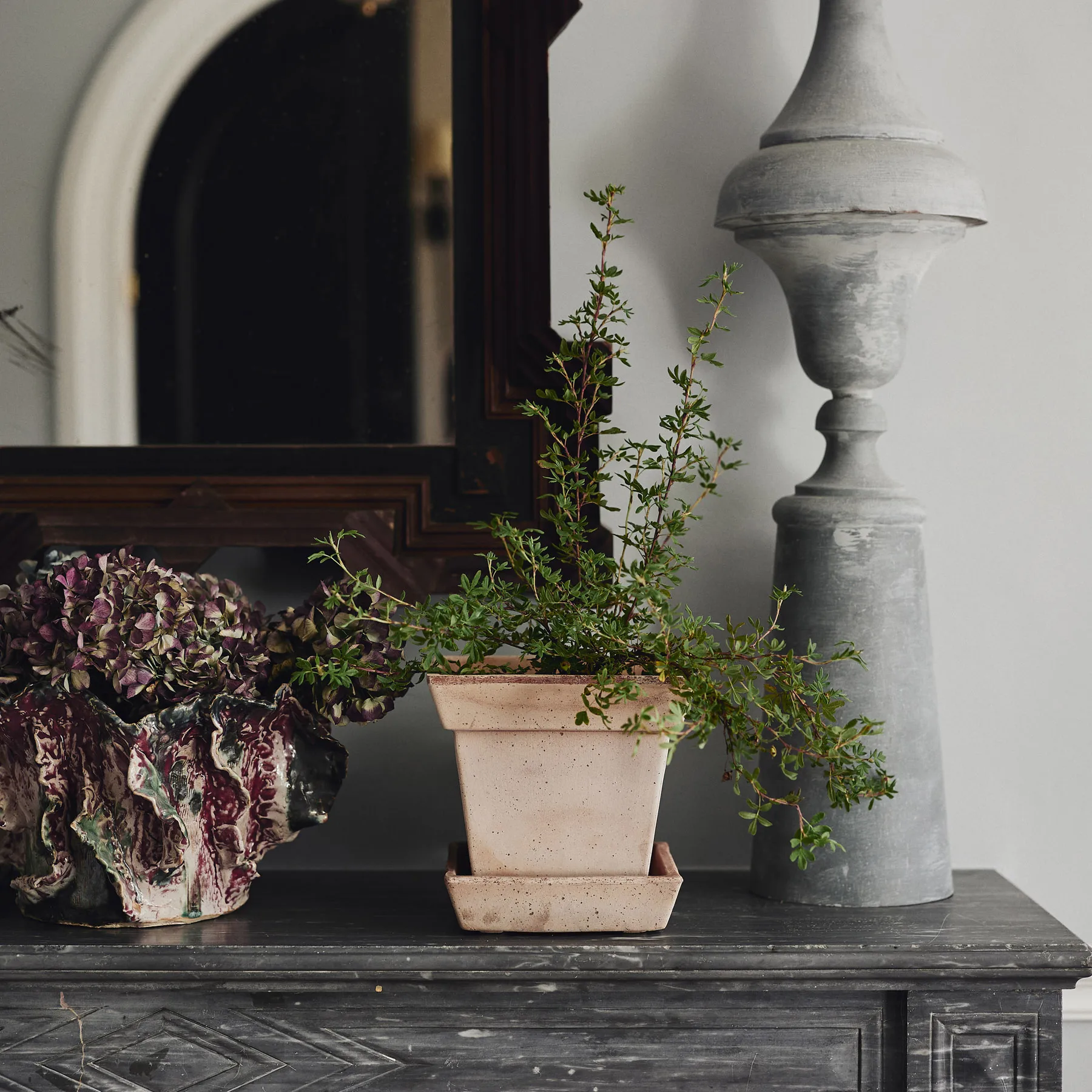 Gaia raw krukke, Rosa, 21x21 cm Bergs Potter