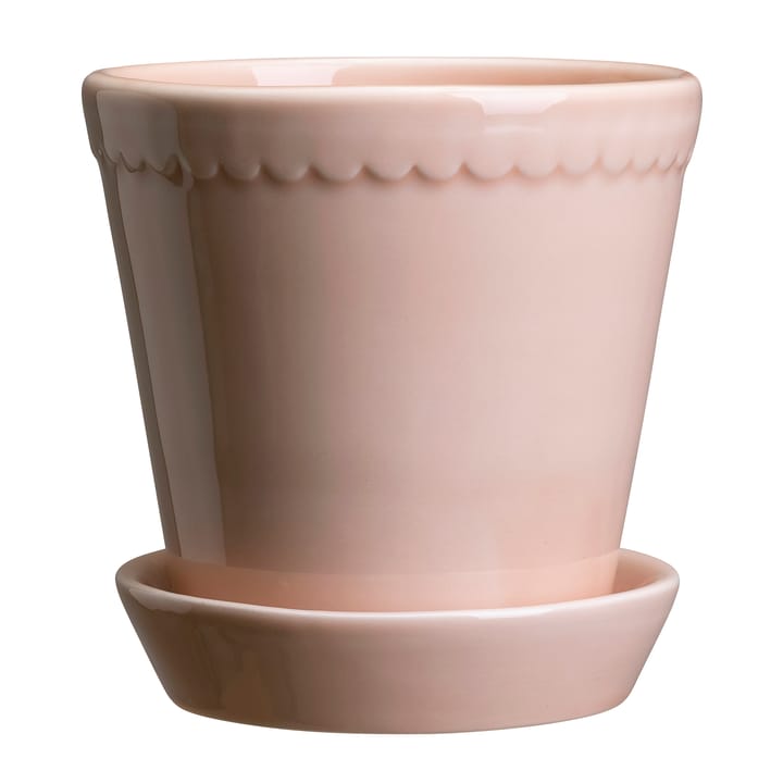 Helena krukke glaseret Ø16 cm - Quartz rose - Bergs Potter