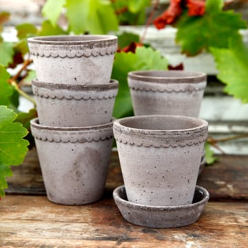 Helena urtepotte 14 cm - Grå - Bergs Potter