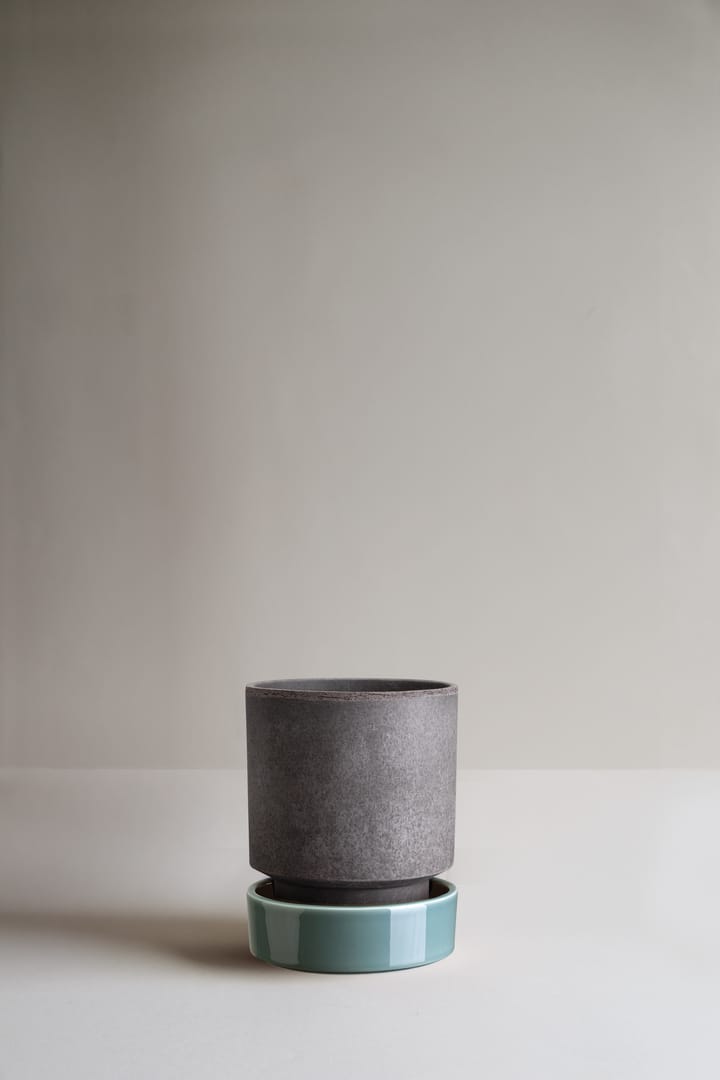 Hoff krukke, Ø14 cm, Raw Grey-Misty Blue Bergs Potter