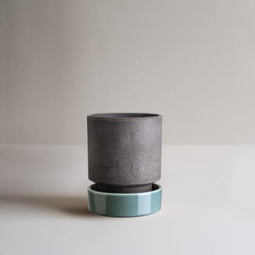 Hoff krukke - Ø16 cm, Raw Grey-Misty Blue - Bergs Potter