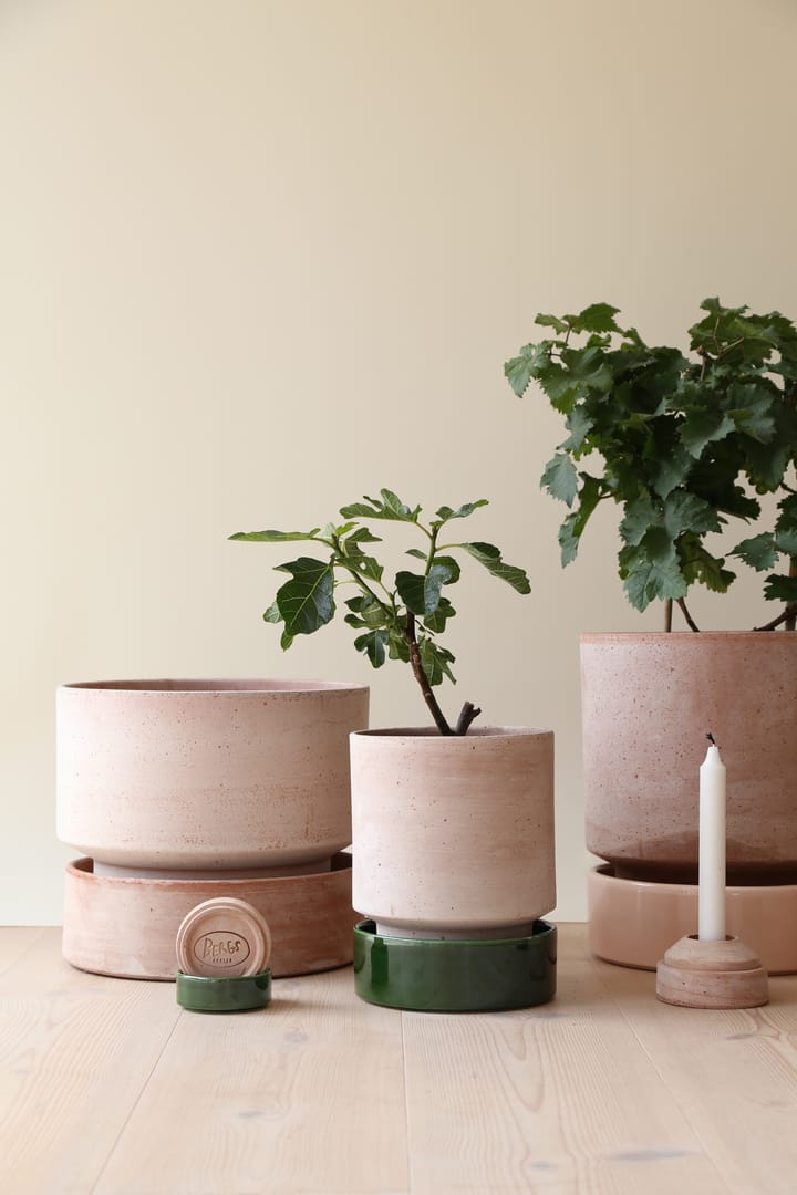 Hoff krukke, Ø16 cm, Raw Rosa-Deep Burgundy Bergs Potter