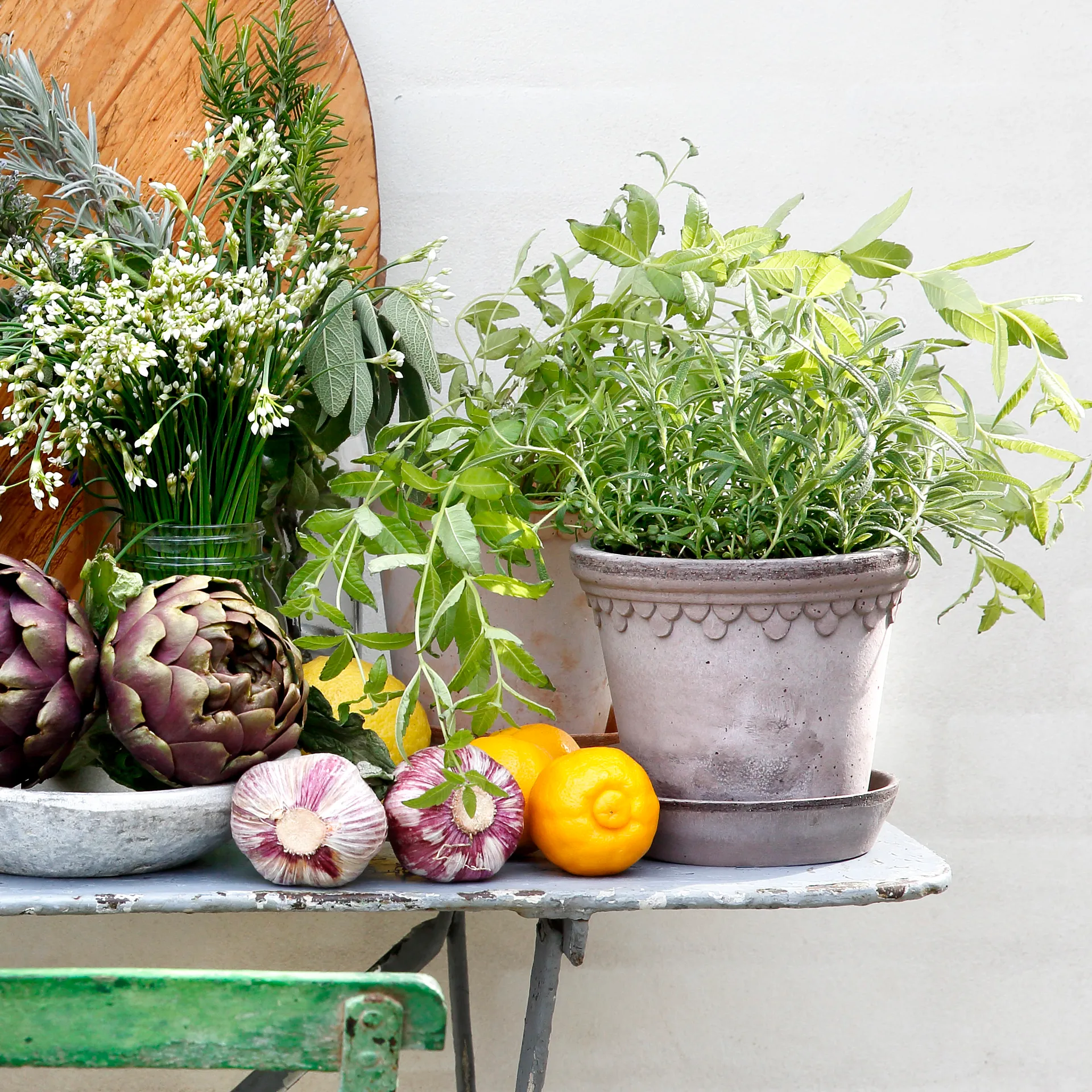 Københavner blomsterkrukke Ø16 cm, Grå Bergs Potter